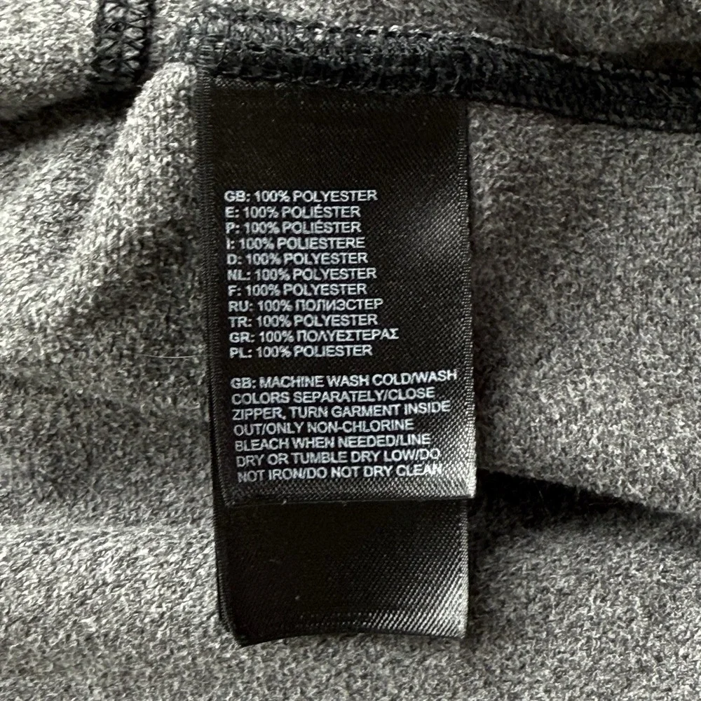 The North Face 1/4 Zip Pullover Mens XL Training Polyester Gray Heather Heather